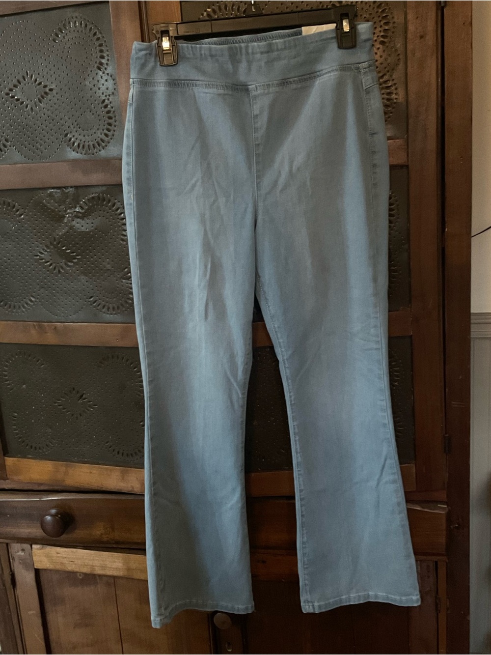 Free People We the Free Pull On Jeans Mid Rise Crop Boot M